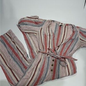 Universal Thread Multicolor Striped Jumpsuit